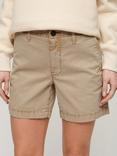 Superdry Classic Chino Shorts, Stonewash Brown