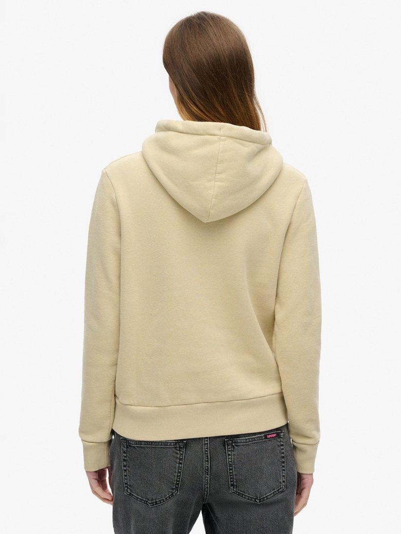 Product image 6 of 6, which shows Superdry Tokyo Vintage Logo Graphic Hoodie, Tidal Foam Green, 6