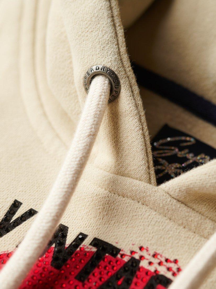 Product image 5 of 6, which shows Superdry Tokyo Vintage Logo Graphic Hoodie, Tidal Foam Green, 6