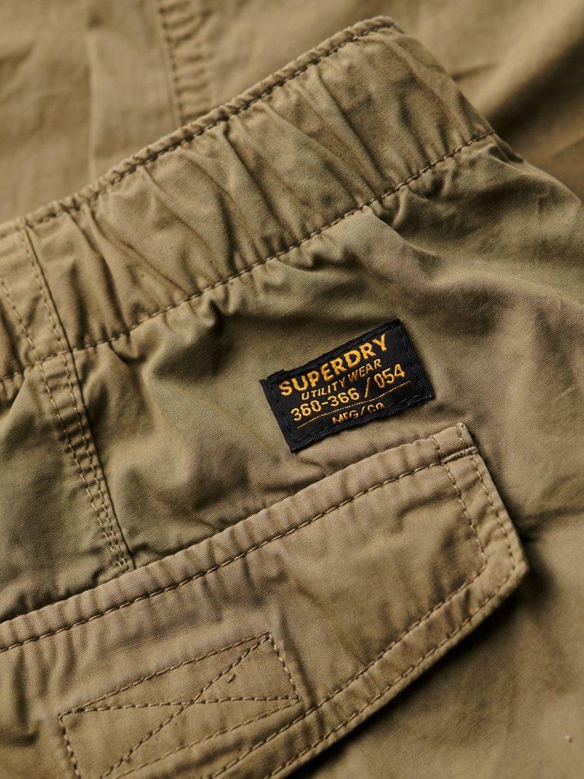 Product image 4 of 7, which shows Superdry Baggy Parachute Pants, Fort Taupe, W28/L32