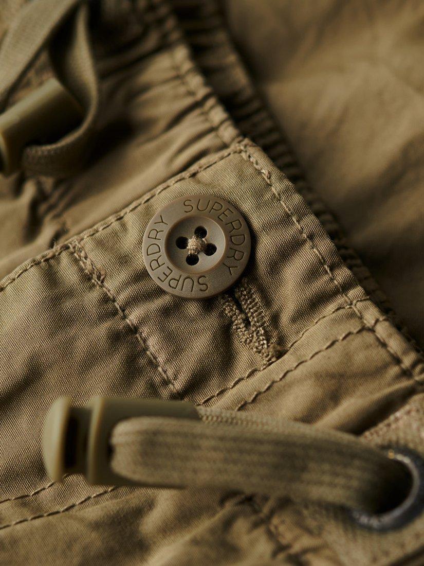 Product image 7 of 7, which shows Superdry Baggy Parachute Pants, Fort Taupe, W28/L32