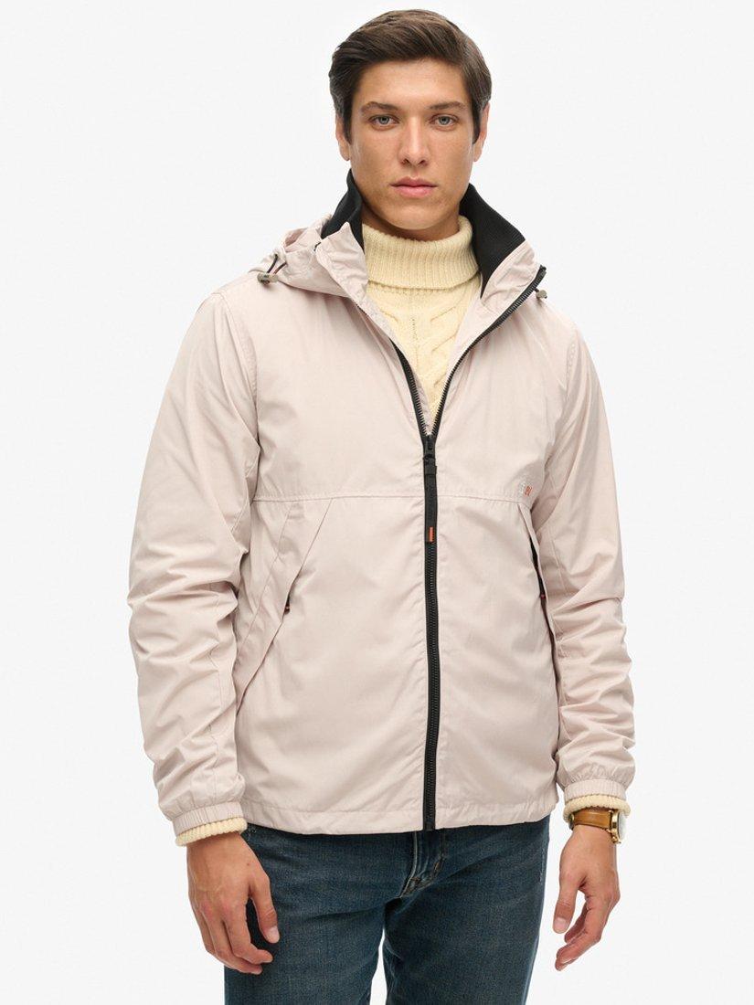 Superdry Hooded SD Windbreaker Jacket, Chateau Gray, M