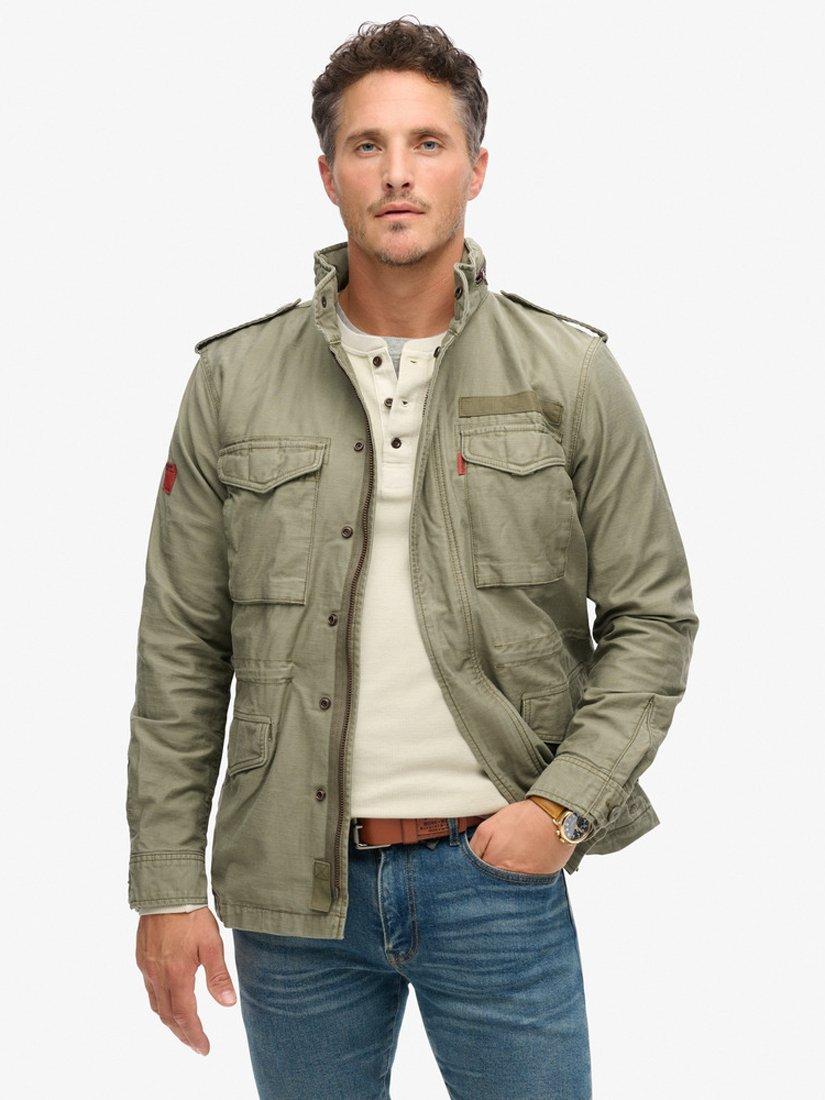Superdry Vintage Military M65 Jacket Dusty Olive Green