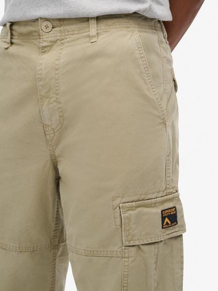 Superdry Wide Fit Baggy Cargo Jeans, Brown - view 2, 