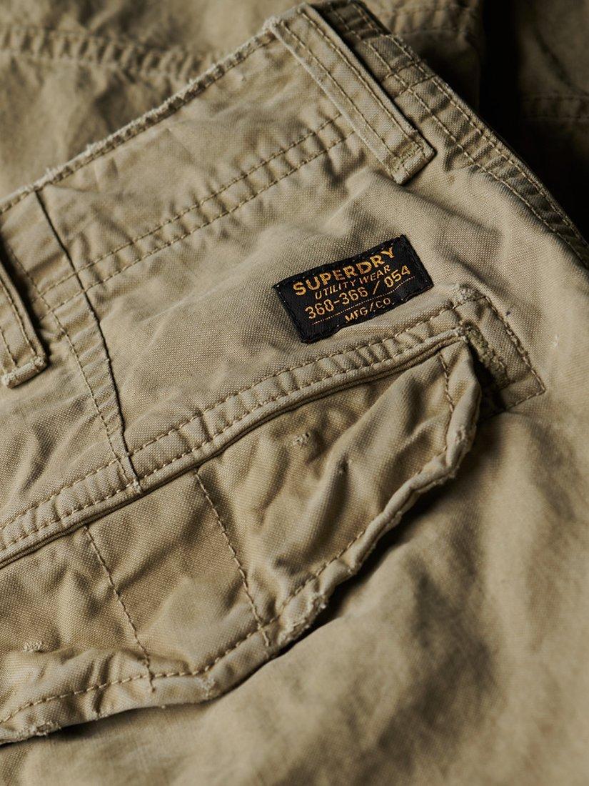 Product image 5 of 6, which shows Superdry Wide Fit Baggy Cargo Jeans, Brown, W32/L32