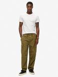 Superdry Baggy Parachute Pants, Burnt Olive