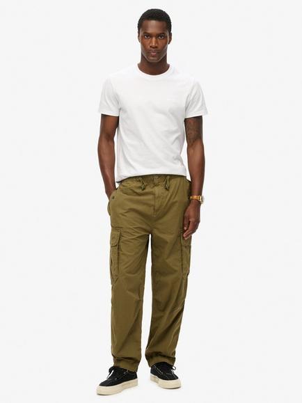 Superdry Baggy Parachute Pants, Burnt Olive