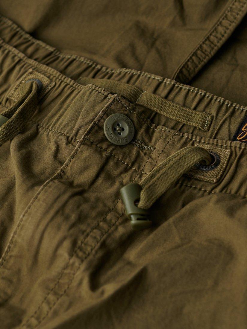 Product image 3 of 6, which shows Superdry Baggy Parachute Pants, Burnt Olive, W28/L32