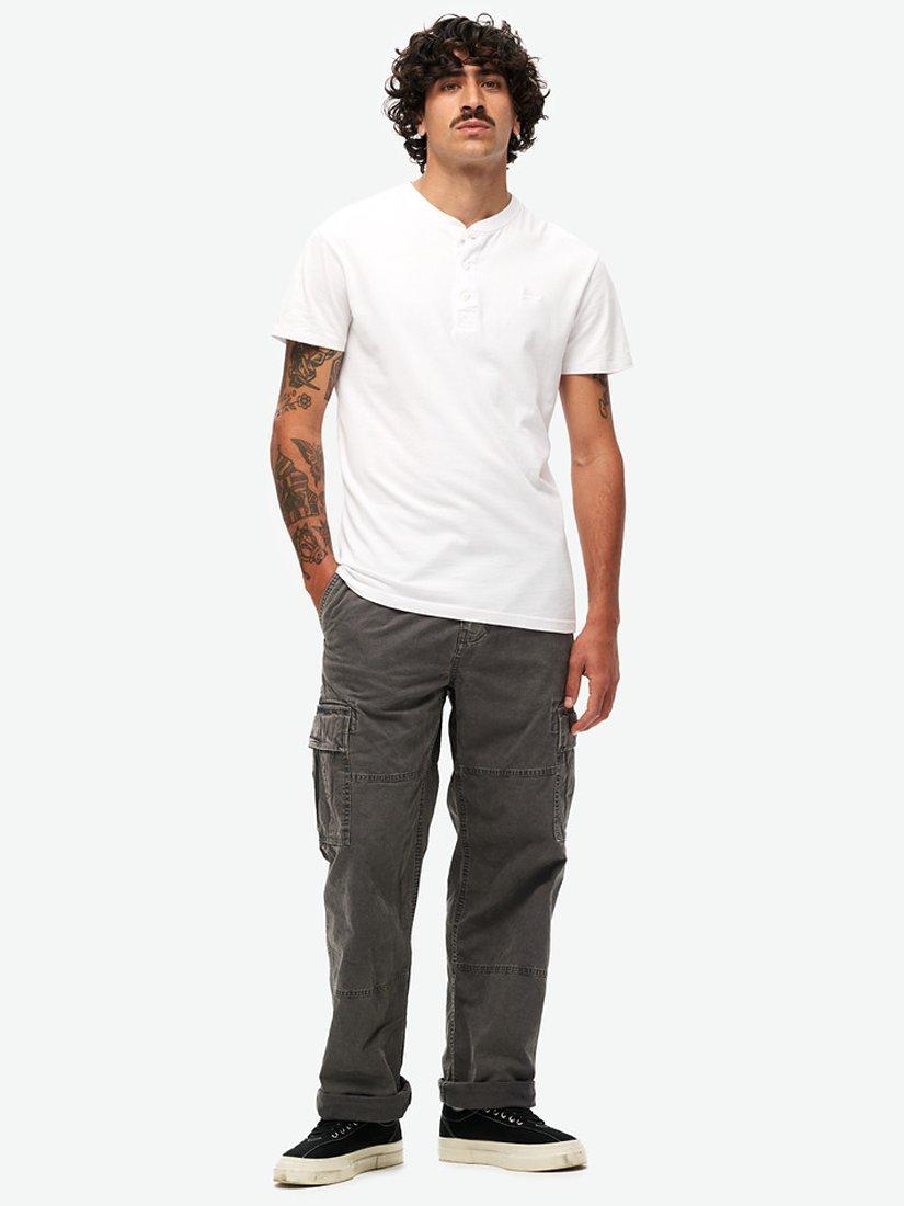Superdry Baggy Cargo Jeans, Dark Grey