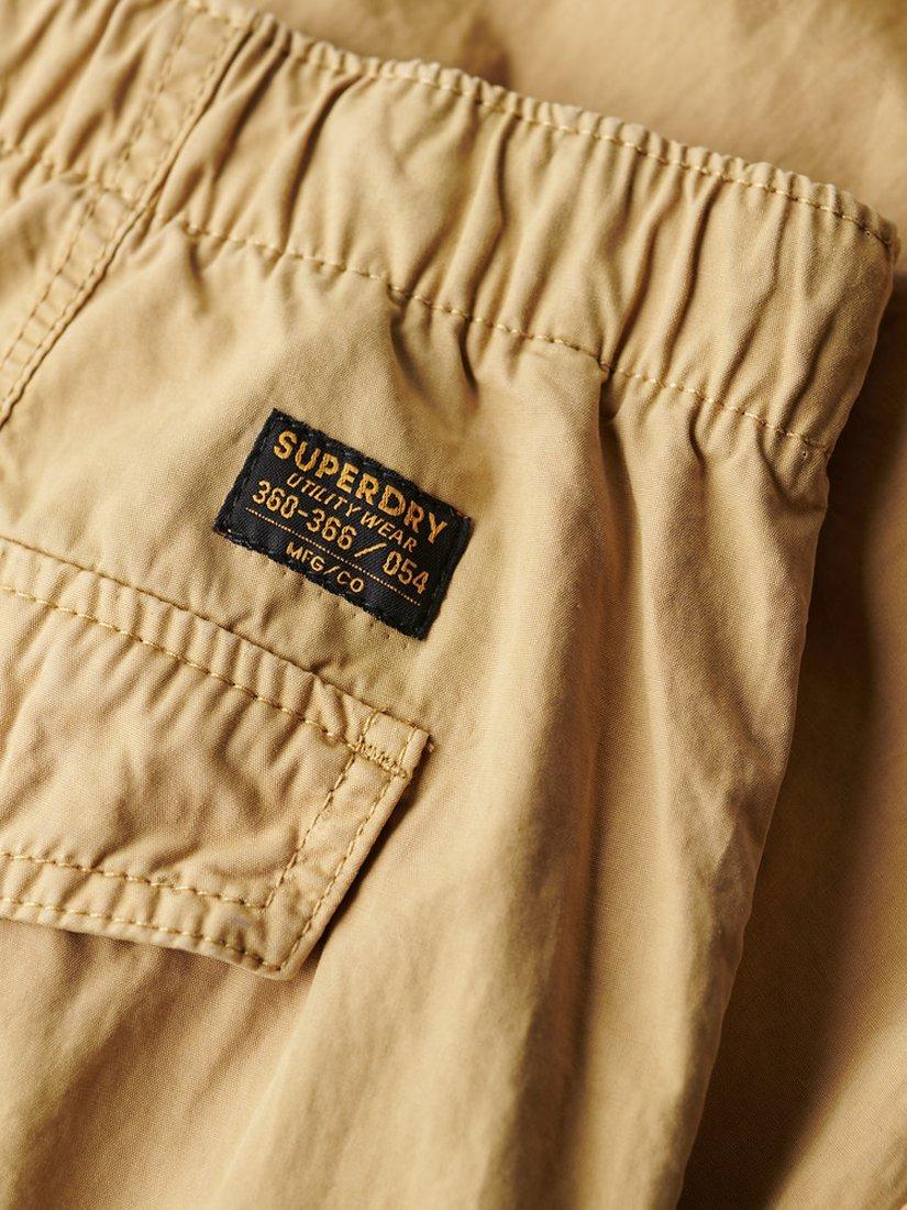 Product image 3 of 6, which shows Superdry Baggy Parachute Pants, Dress Beige, W28/L32
