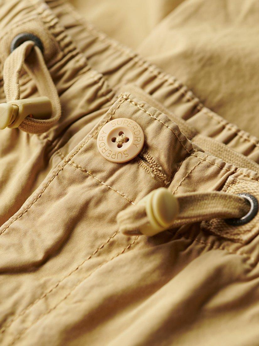 Product image 6 of 6, which shows Superdry Baggy Parachute Pants, Dress Beige, W28/L32
