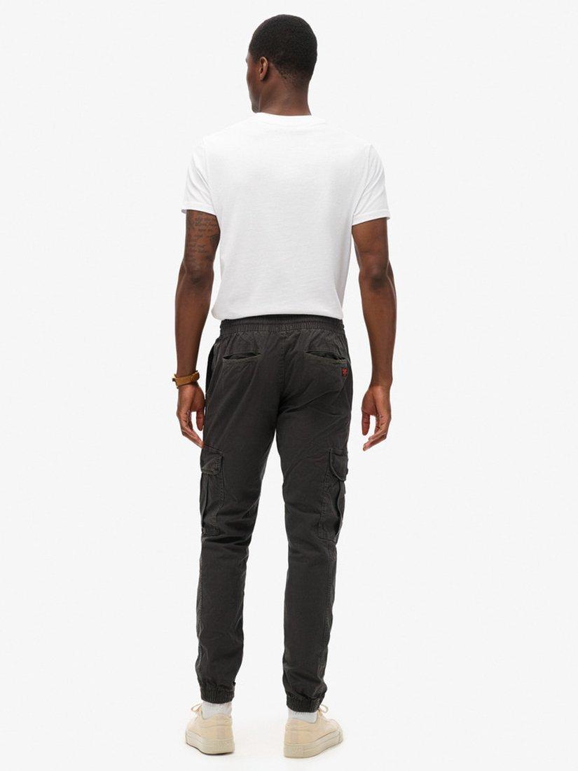 Product image 7 of 7, which shows Superdry Para Cargo Slim Trousers, Blackboard, W28/L32
