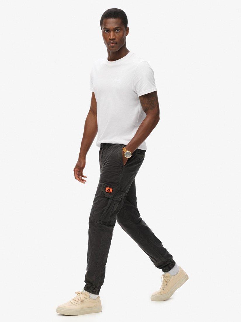 Superdry Para Cargo Slim Trousers, Blackboard, W28/L32
