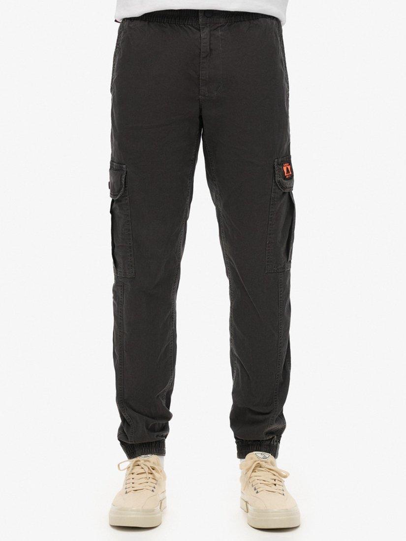 Superdry Para Cargo Slim Trousers, Blackboard, W28/L32