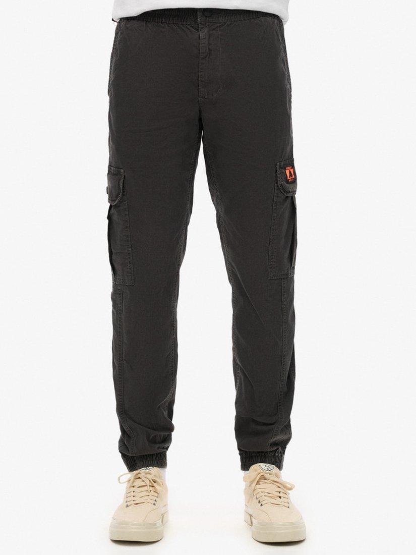 Superdry Para Cargo Slim Trousers, Blackboard, W28/L32