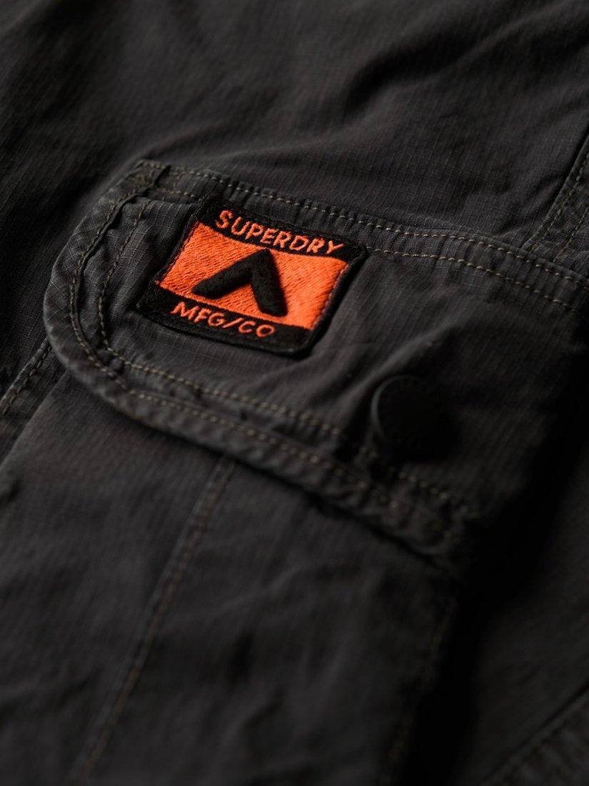 Superdry Para Cargo Slim Trousers, Blackboard, W28/L32