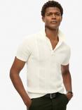 Superdry Knitted Short Sleeve Cotton Polo Shirt