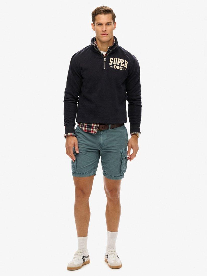 Product image 1 of 6, which shows Superdry Parachute Light Shorts, Stormy Weather Grey, 28R