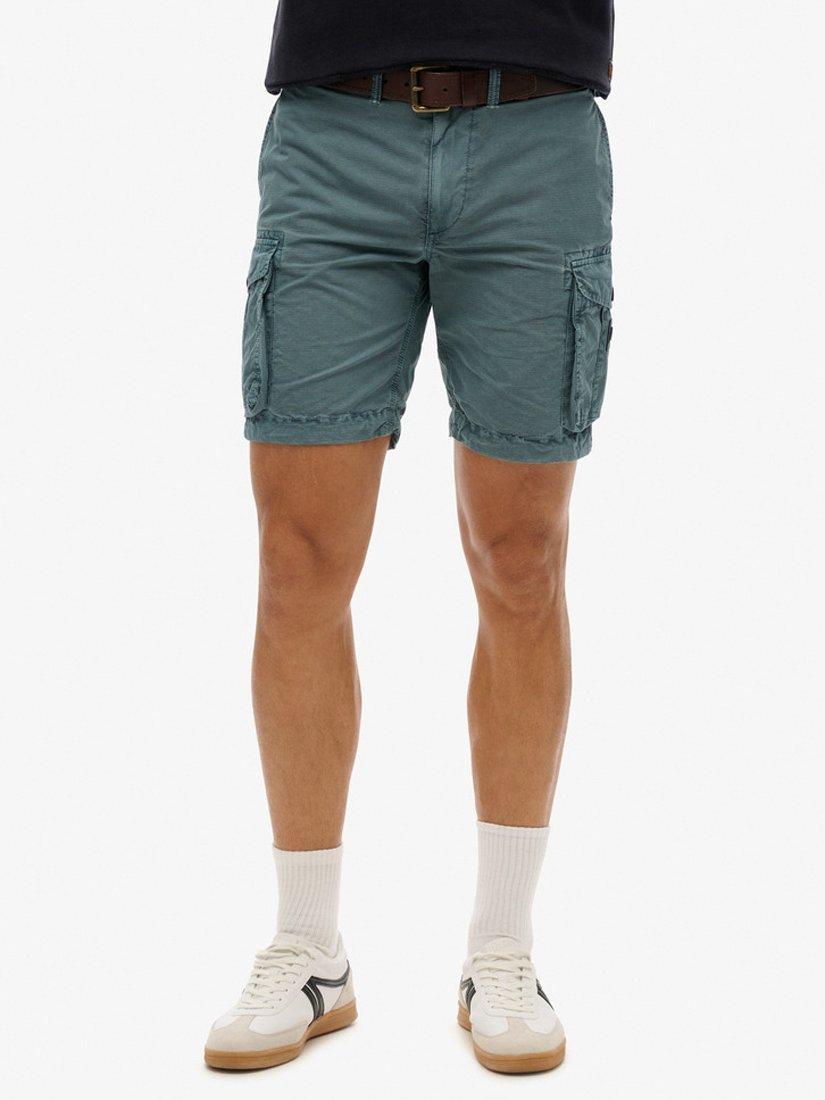 Product image 4 of 6, which shows Superdry Parachute Light Shorts, Stormy Weather Grey, 28R