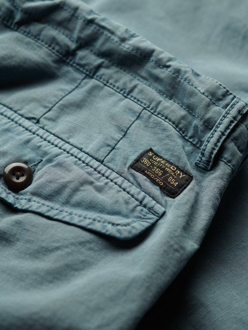 Product image 6 of 6, which shows Superdry Parachute Light Shorts, Stormy Weather Grey, 28R