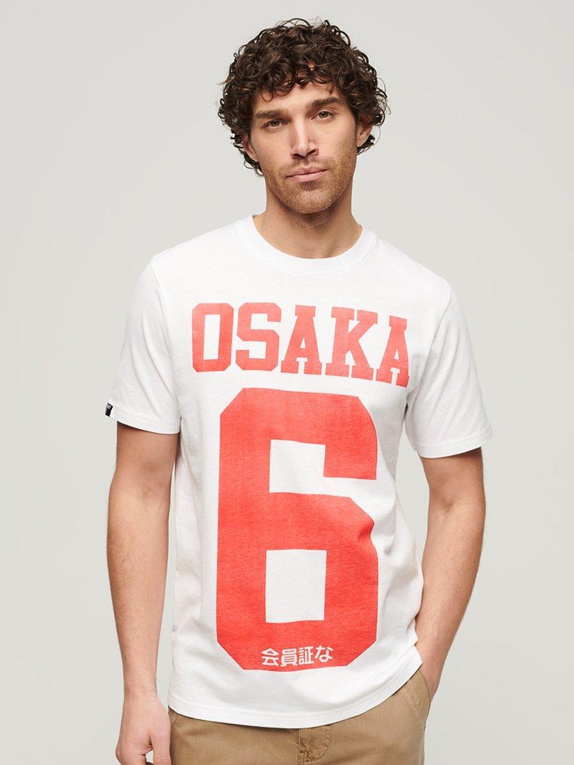 Superdry Osaka Graphic T-Shirt, Optic, XXXL