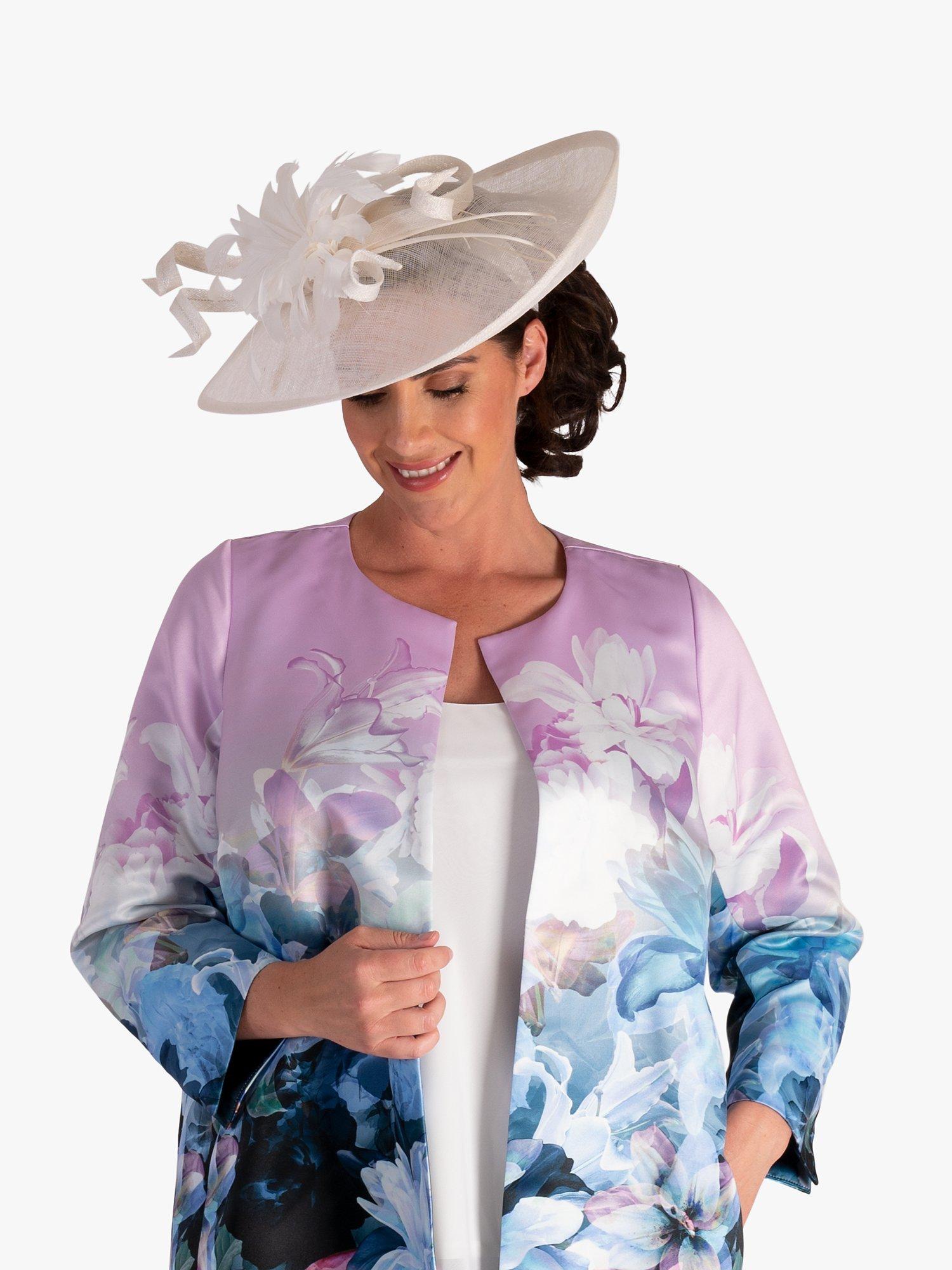 Product image 3 of 6, which shows chesca Flower Hatinator Hat, Ivory, One Size