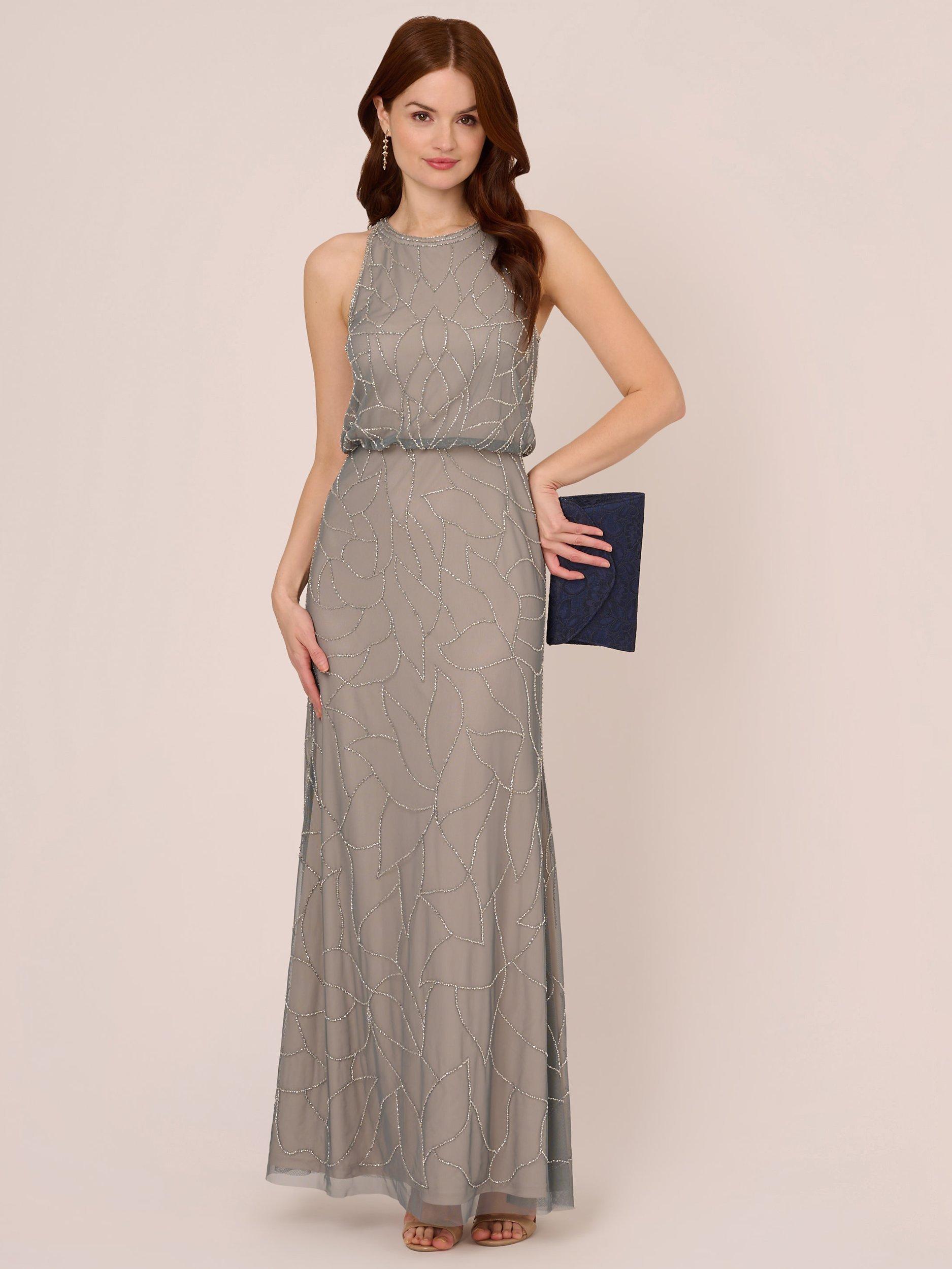 Adrianna papell blouson cowlneck gown best sale