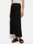 Jigsaw Jersey Ruched Skirt, Black