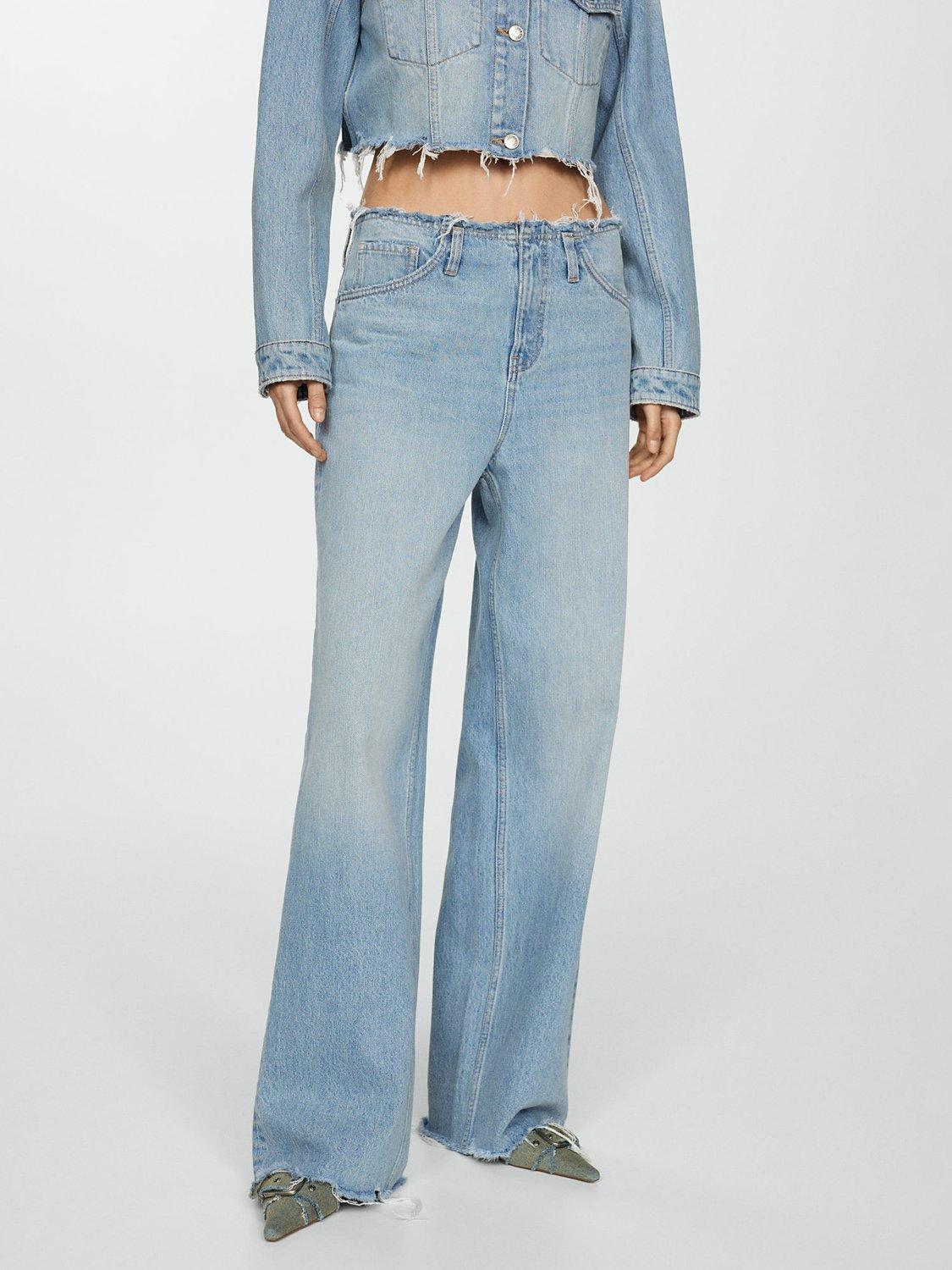 Mango Amaia Jeans, Open Blue