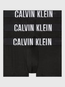 Calvin Klein Intense Power Boxers, Pack of 3, Black, Black