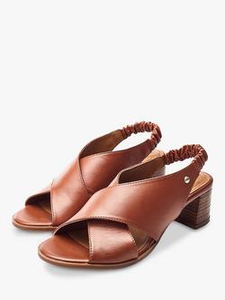 Moda In Pelle Prinia Leather Sandals - view 2, Tan