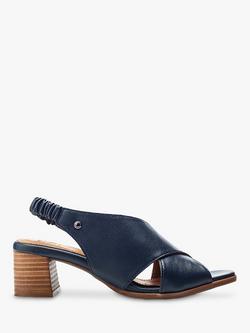 Moda in Pelle Prinia Leather Sandals, Navy