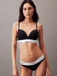 Calvin Klein Modern Cotton Wired Plunge Push Up Bra