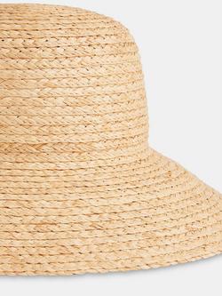 Whistles Wide Brim Straw Hat, Neutral - view 2, Neutral