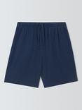 John Lewis Seersucker Check Shorts, Blue Indigo