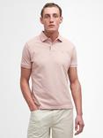 Barbour Sports Pique Polo Shirt, Pink Quartz