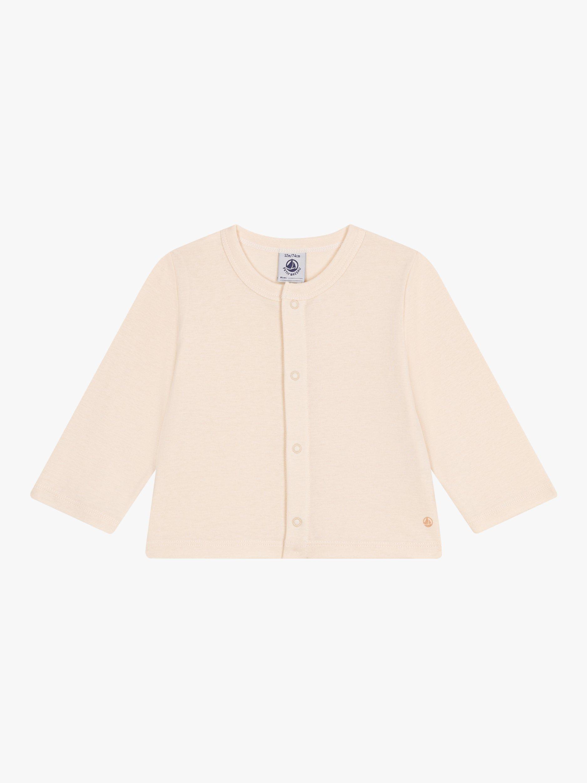 Petit Bateau Baby Cotton Press Stud Cardigan