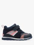 Clarks Kids' Tidal 2 Glow Trainers, Navy