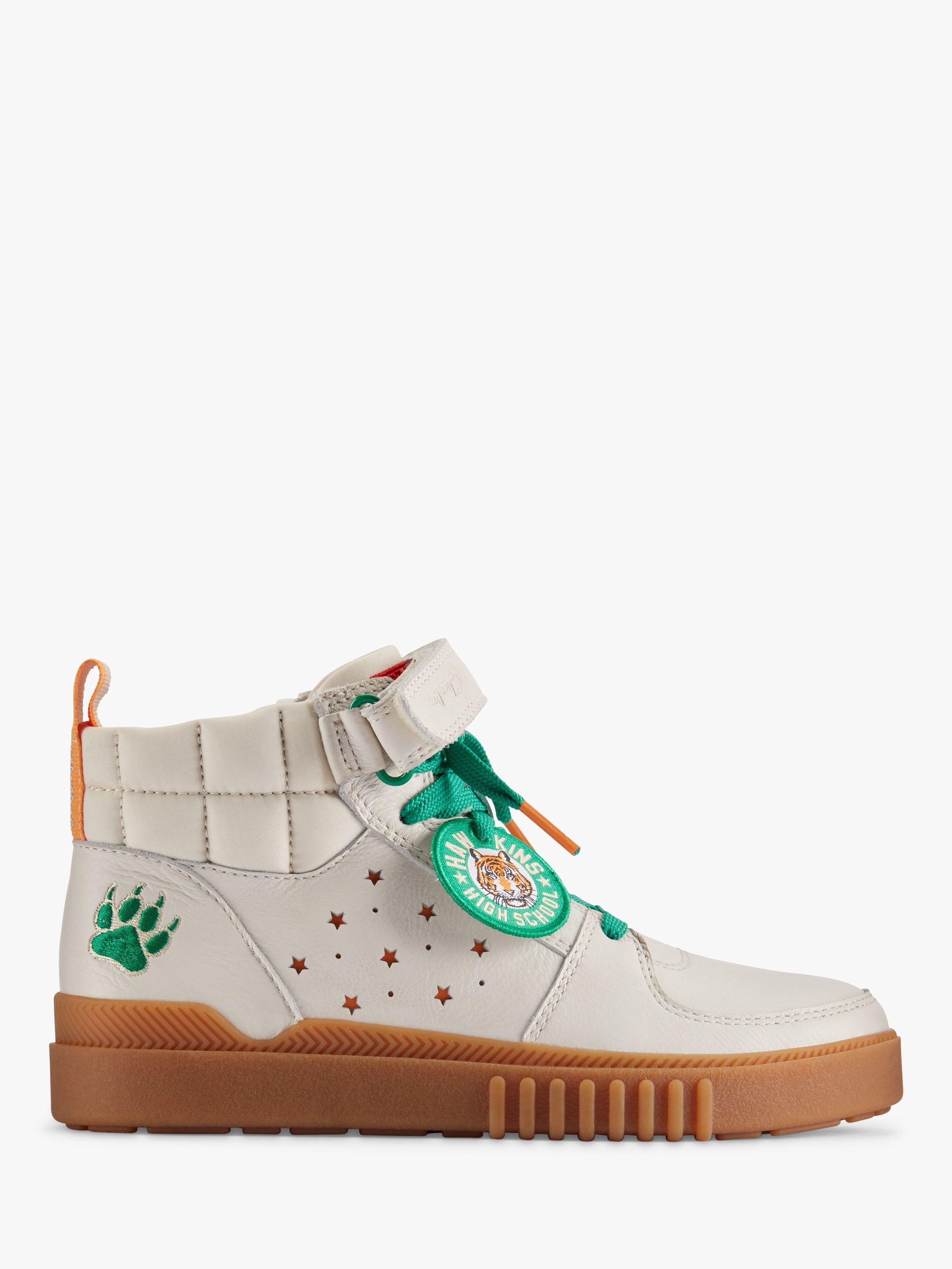 Clarks Kids Somerset Stranger Things High Top Trainers Off White