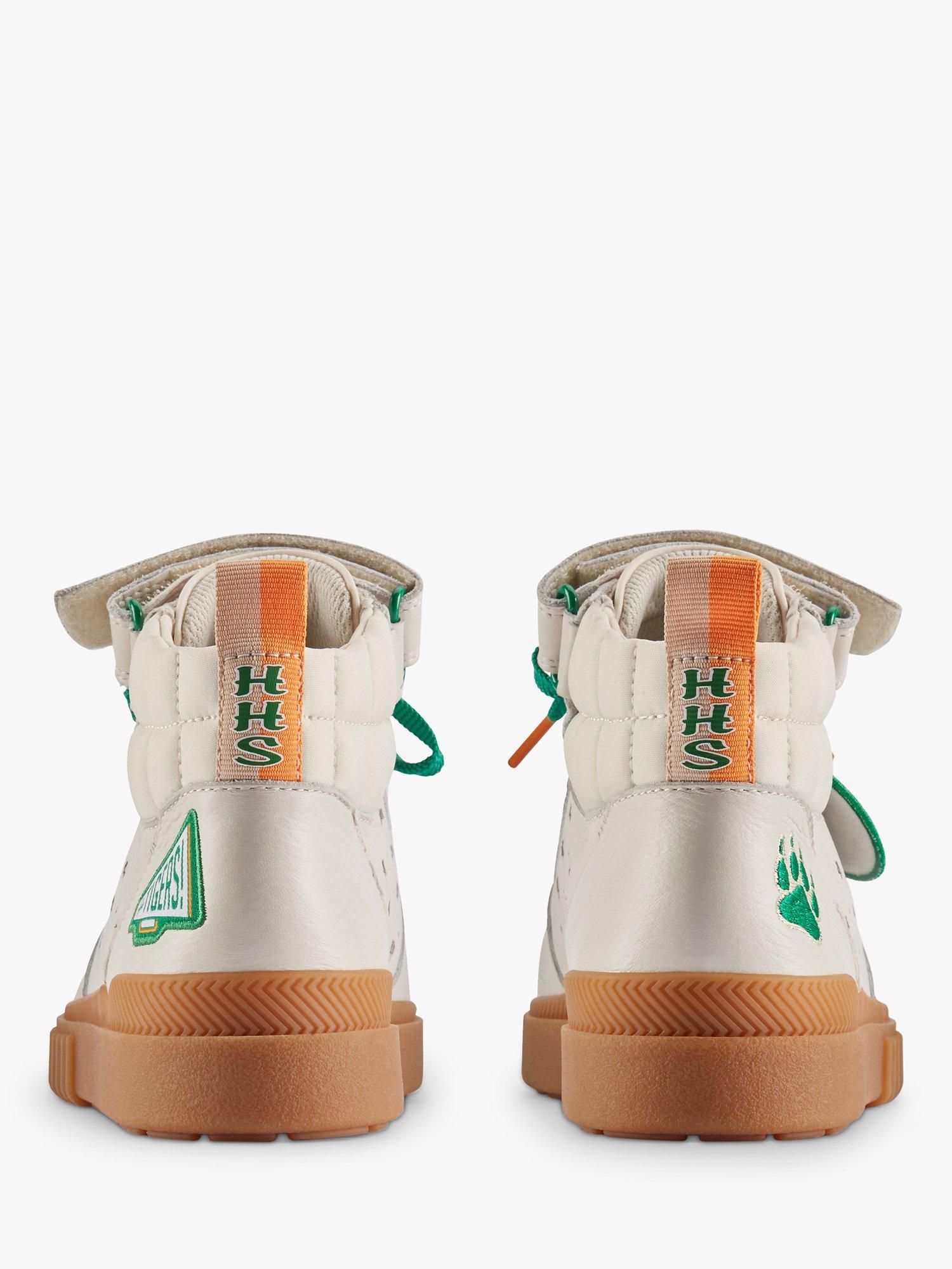 Product image 5 of 7, which shows Clarks Kids' Somerset Stranger Things High Top Trainers, Off White, 13 G Jnr
