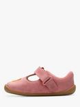 Clarks Baby Roamer Hats Safari Riptape Leather Shoes, Pink