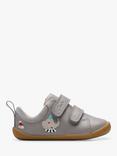 Clarks Baby Roamer Elephant Leather Shoes, Grey