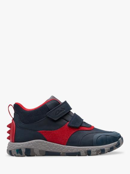 Clarks Kids' Steggy Rex Trainers, Navy, Navy