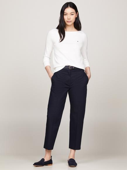 Tommy Hilfiger Boatneck Jumper - view 2, Ecru
