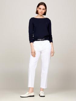 Tommy Hilfiger Boatneck Jumper - view 2, Desert Sky