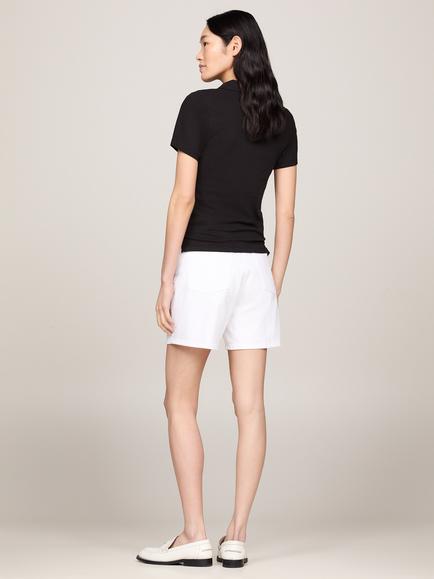 Tommy Hilfiger Slim Fit Pique Polo Shirt - view 2, Black
