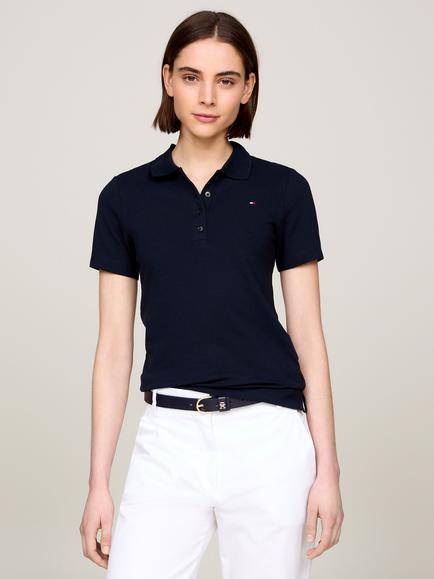 Tommy Hilfiger Slim Fit Pique Polo Shirt, Desert Sky