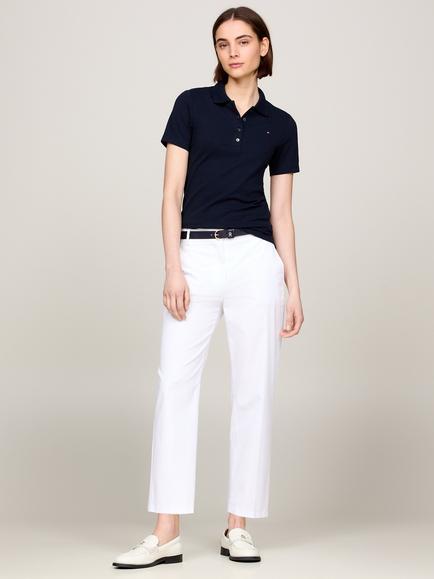 Tommy Hilfiger Slim Fit Pique Polo Shirt - view 2, Desert Sky
