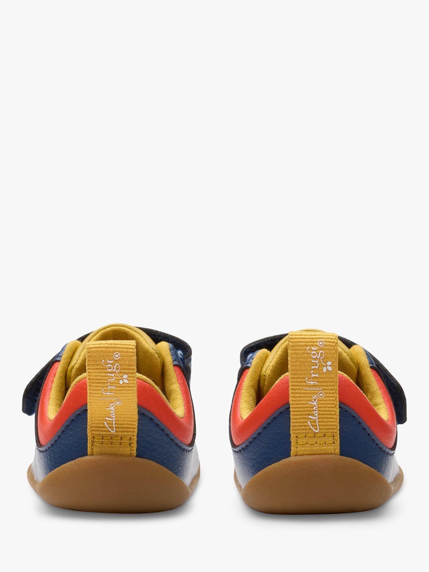 Product image 5 of 7, which shows Clarks Baby Roamer Safari Riptape Trainers, Navy, C2F