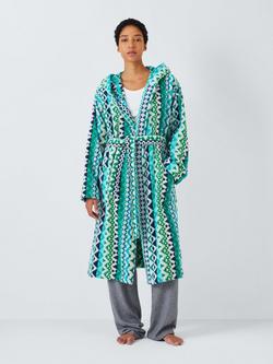 Margo Selby Buxton Bath Robe, Green, Green